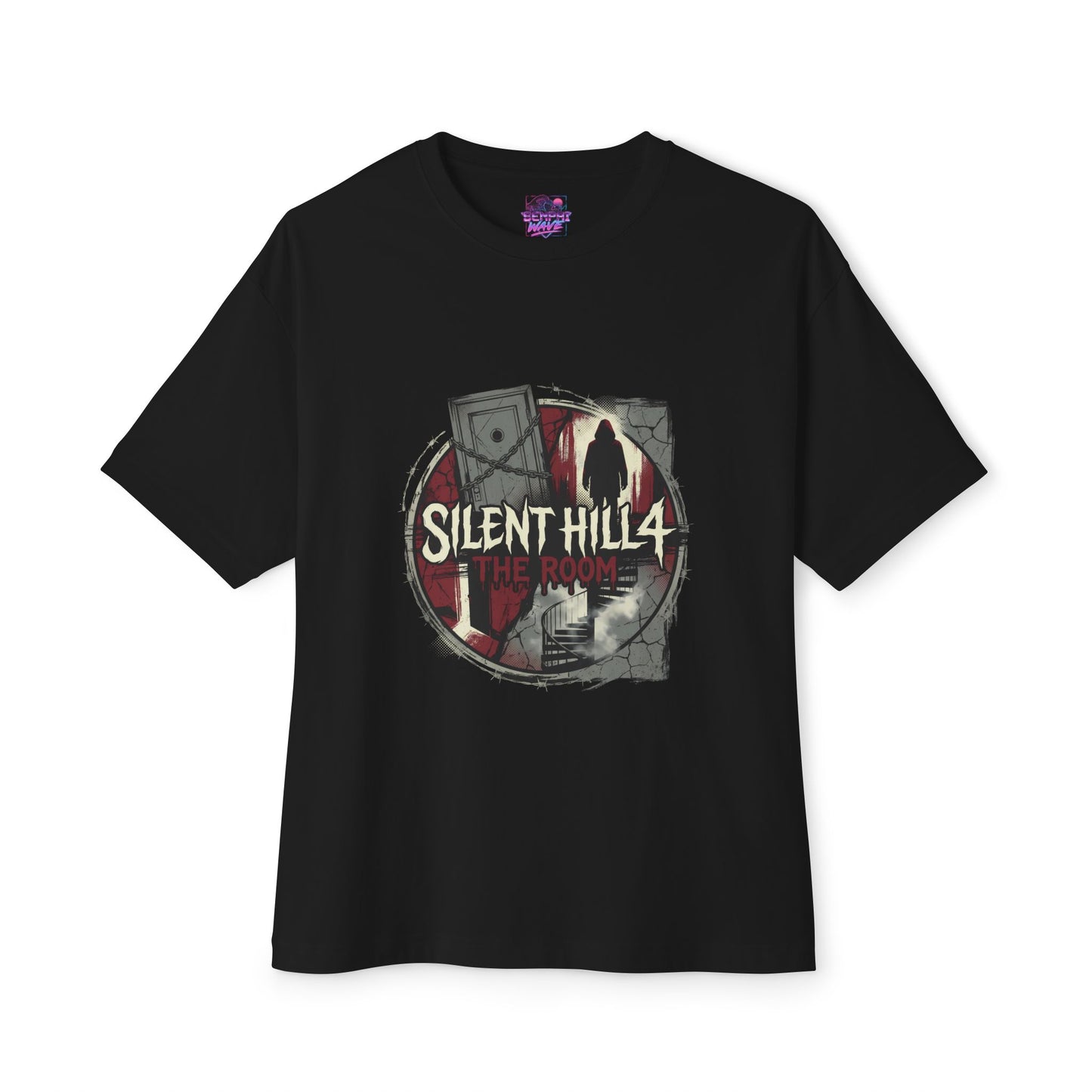 Silent Hill 4: Henry Townshend Official PS2 Cover Premium Oversized Unisex T-Shirt