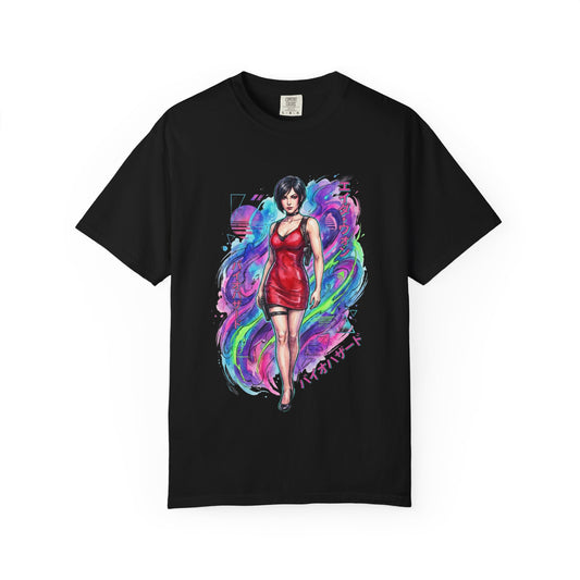 Resident Evil Ada Wong Red Vaporwave Grapple Escape Icon Premium T-Shirt
