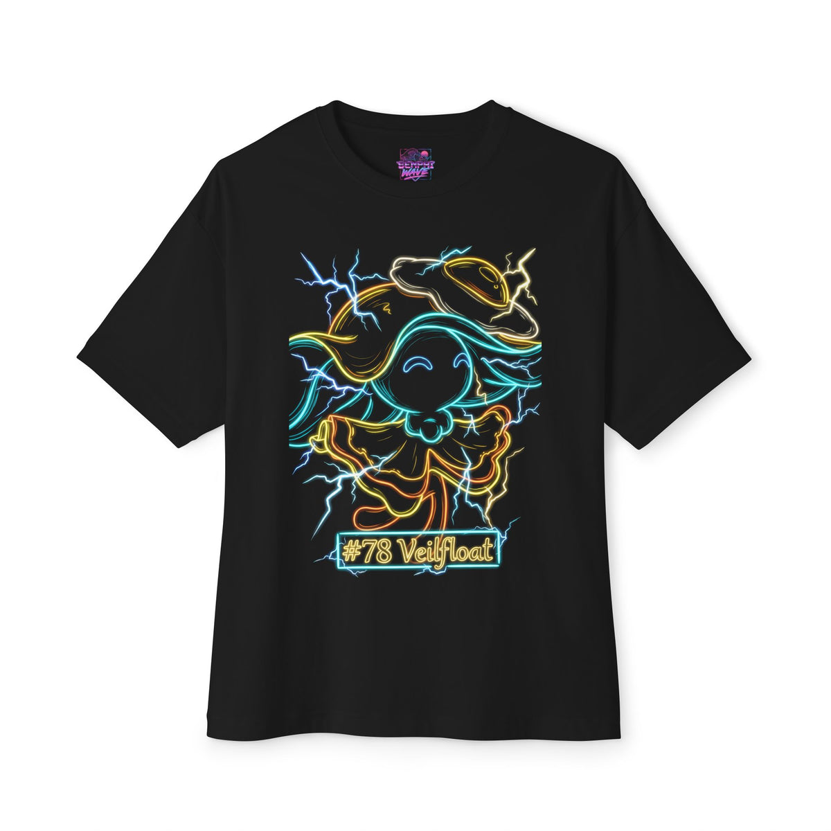 Veilfloat Aniimo Neon Glow Creature Art - Oversized Premium Tee
