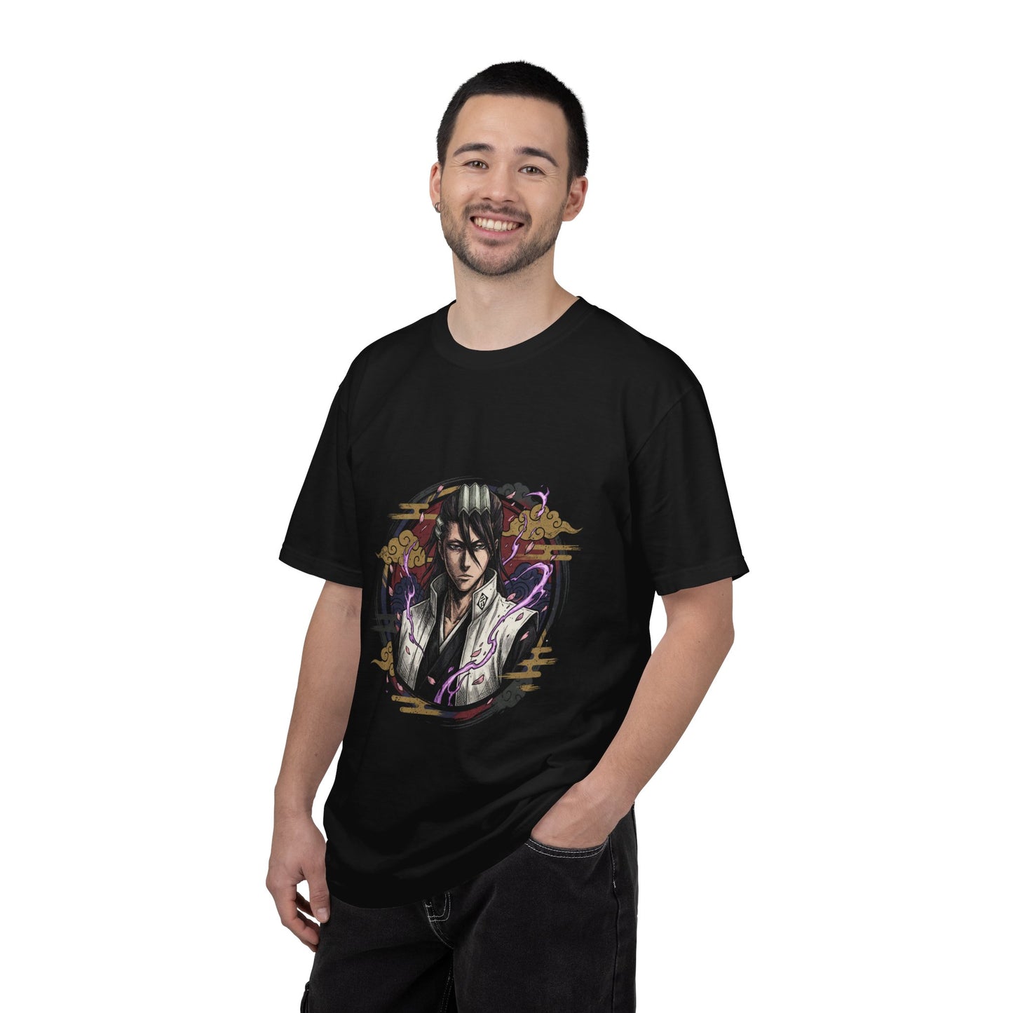 Bleach Byakuya Kuchiki Scarf Noble Cold Demeanor Design Premium T-Shirt