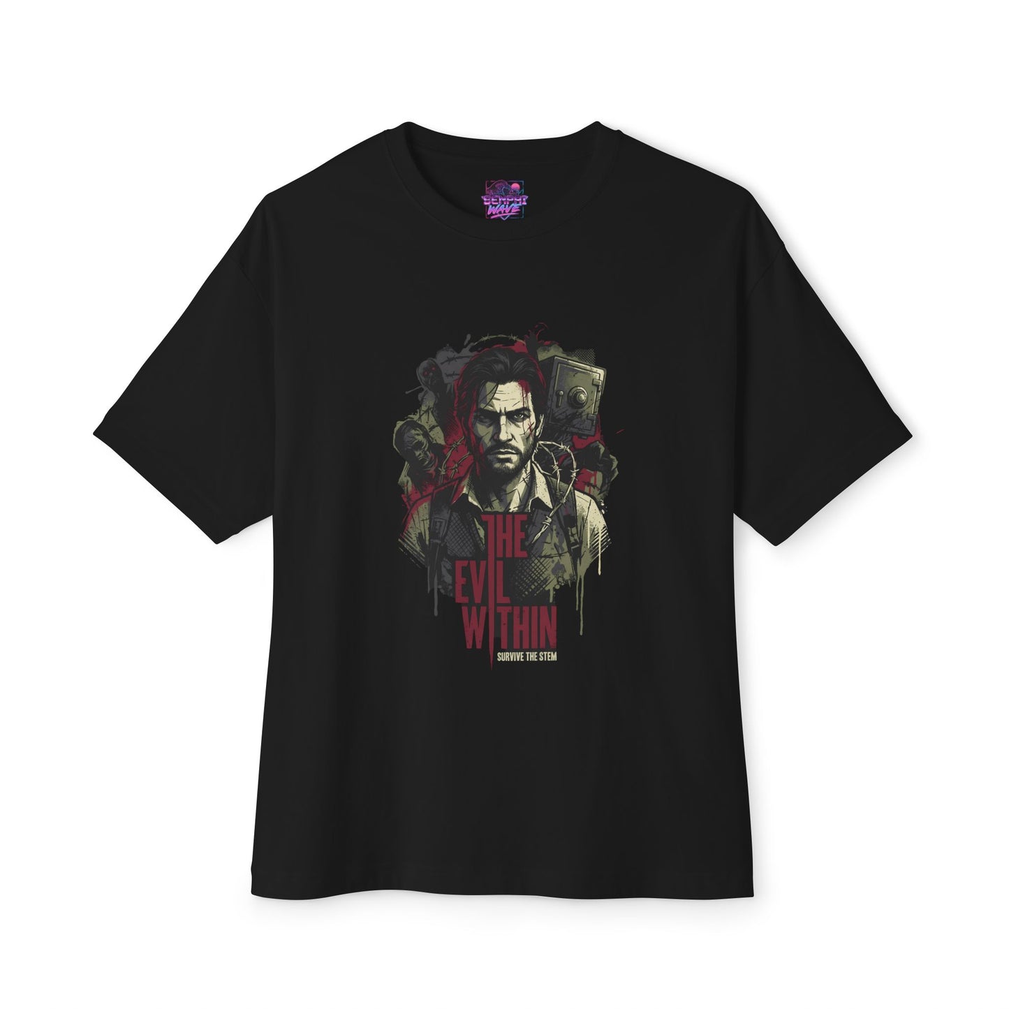 The Evil Within: Laura & The Keeper Nightmare Premium Oversized Unisex T-Shirt