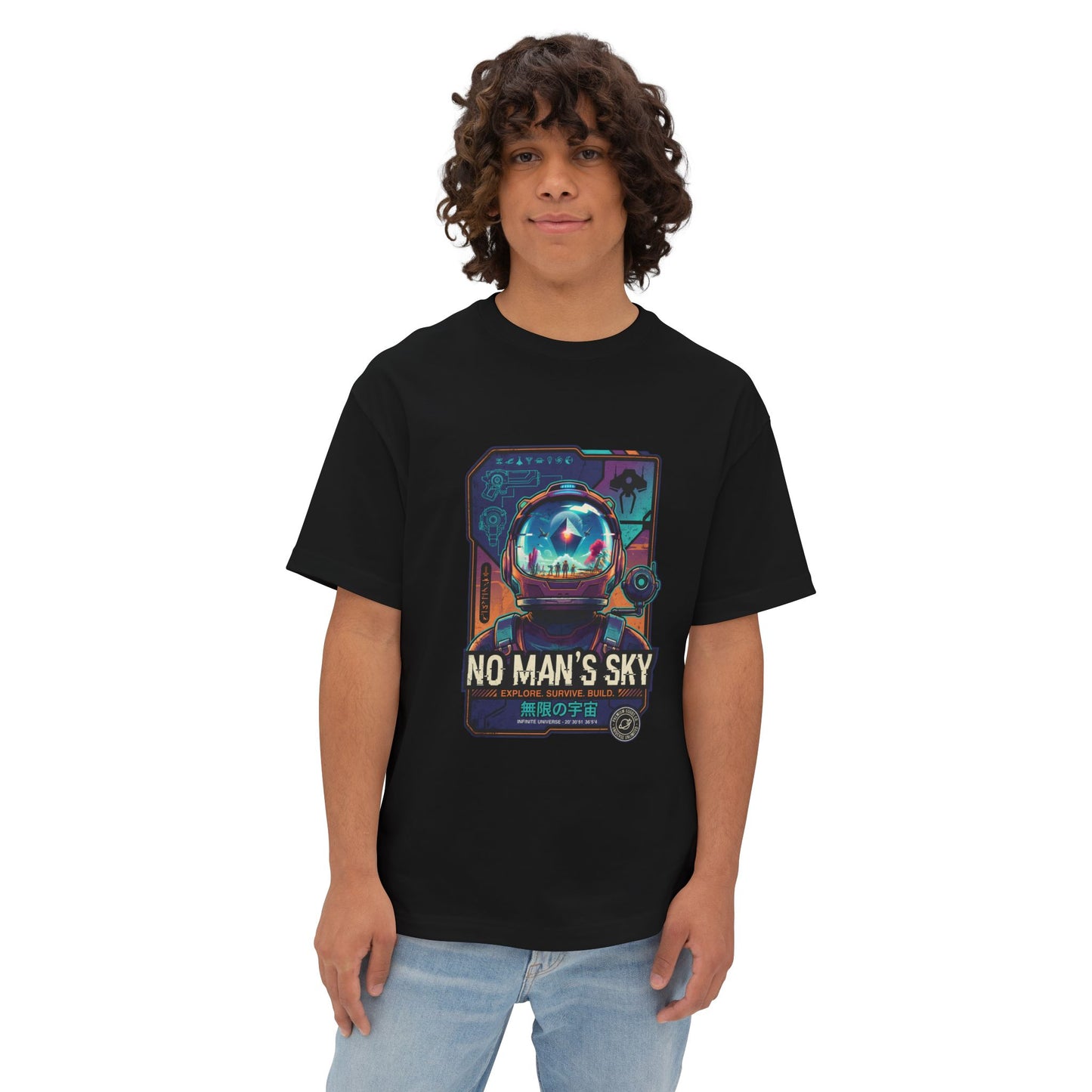 No Man's Sky: Explore Infinite Procedural Universes Premium Oversized Unisex T-Shirt