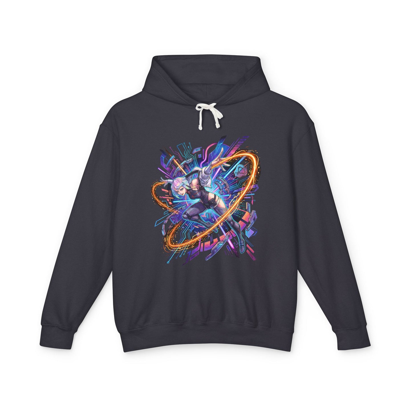 Lucy Cyberpunk Edgerunners Netrunning Quickhack Aesthetic Portrait Unisex Premium Hoodie