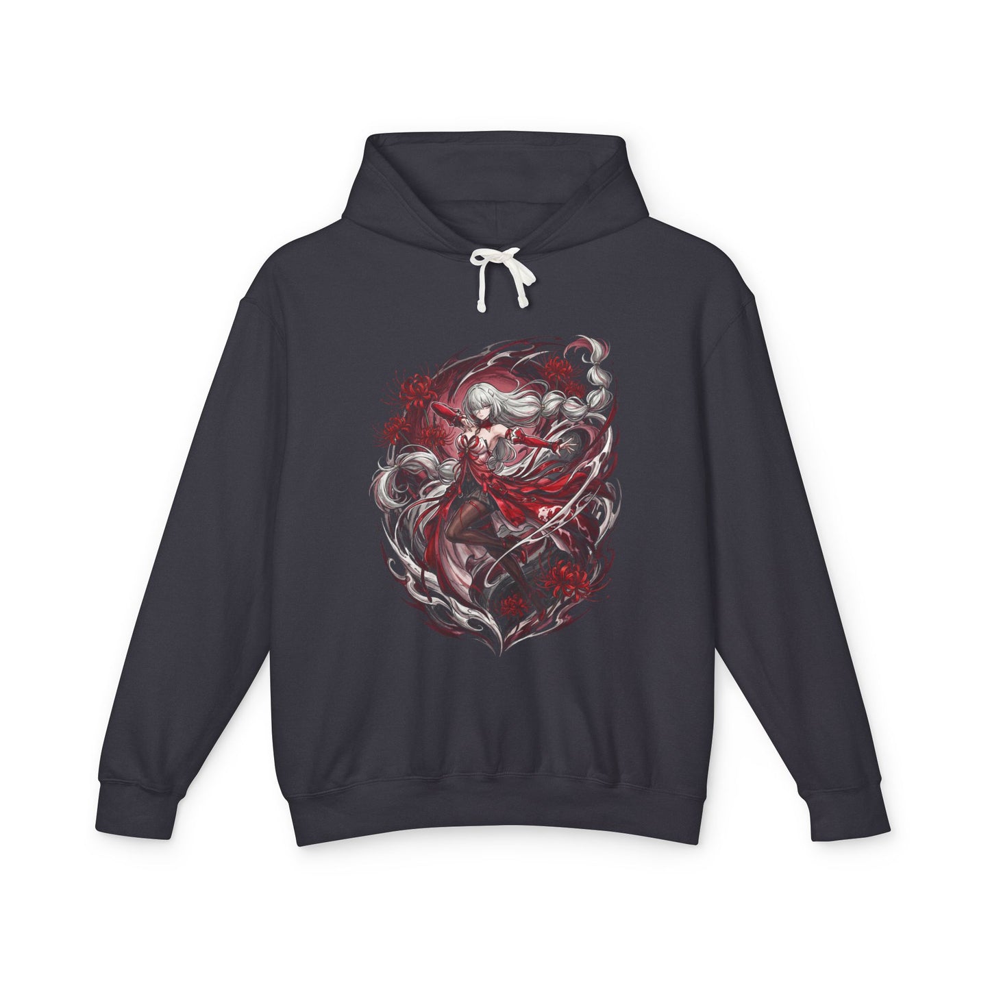Phrolova WuWa Grey Braided Hair Fractsidus Overseer Portrait Unisex Premium Hoodie