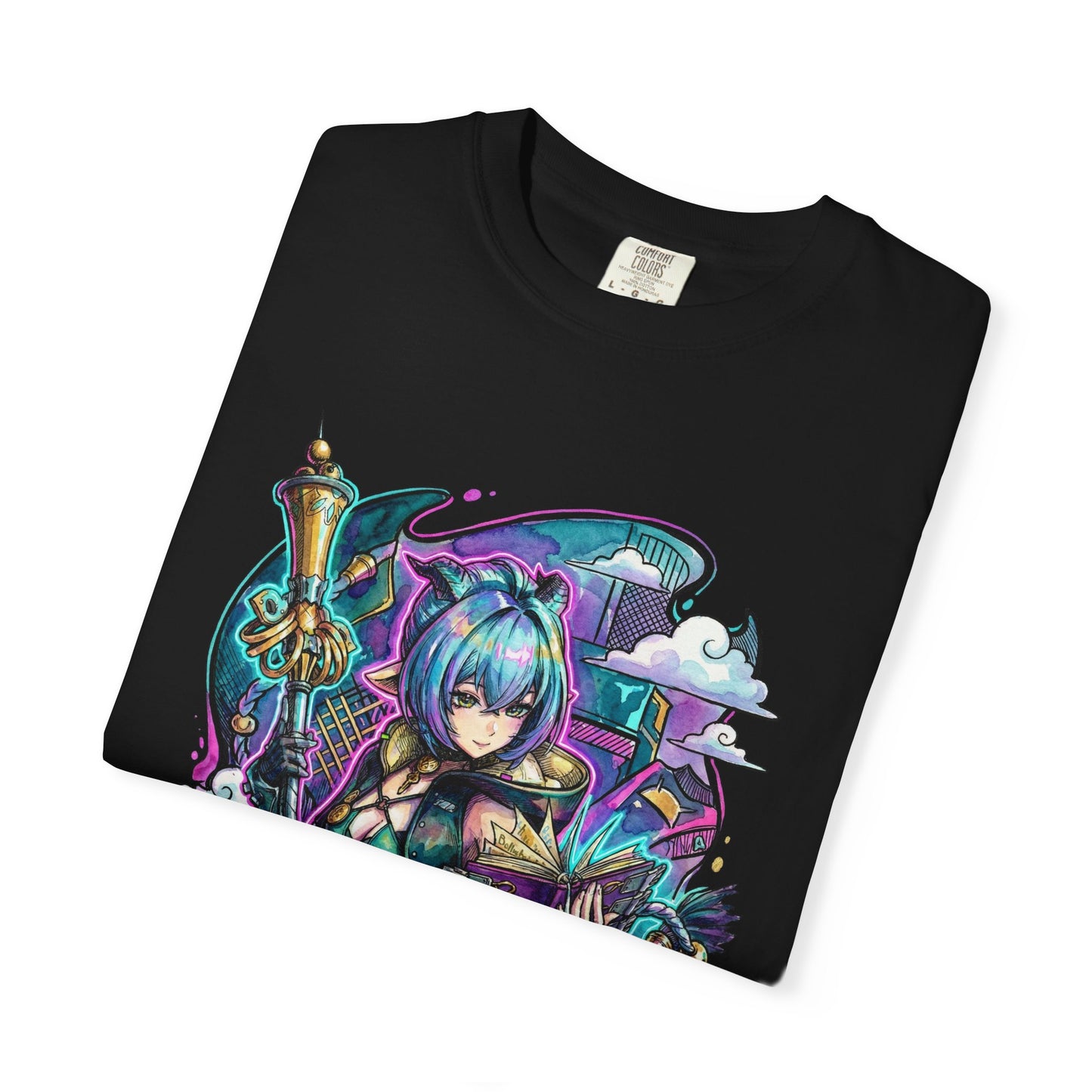 Zenless Zone Zero Lucia Elowen Cerulean Hair Goat Horns Art Premium T-Shirt