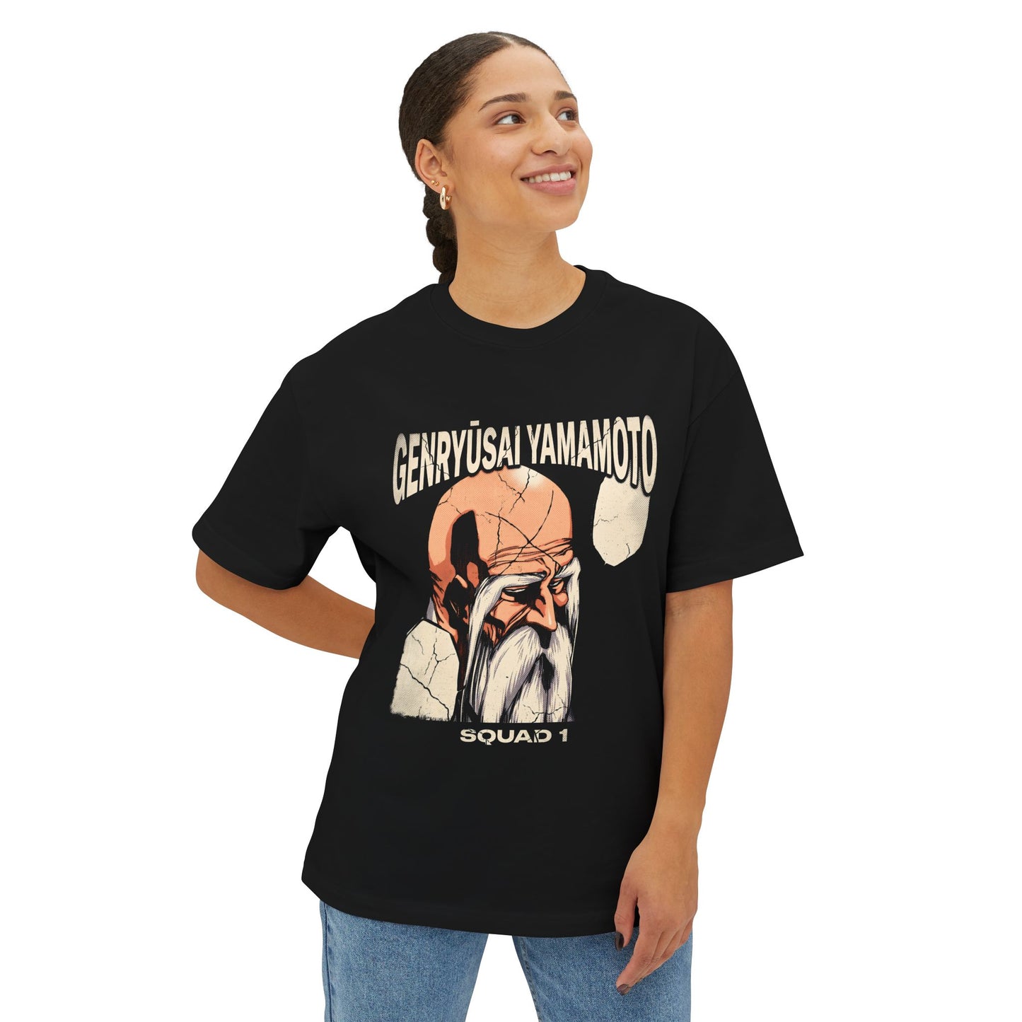 Yamamoto Genryusai Retro Bleach Anime Bootleg Shirt - Oversized Premium Tee