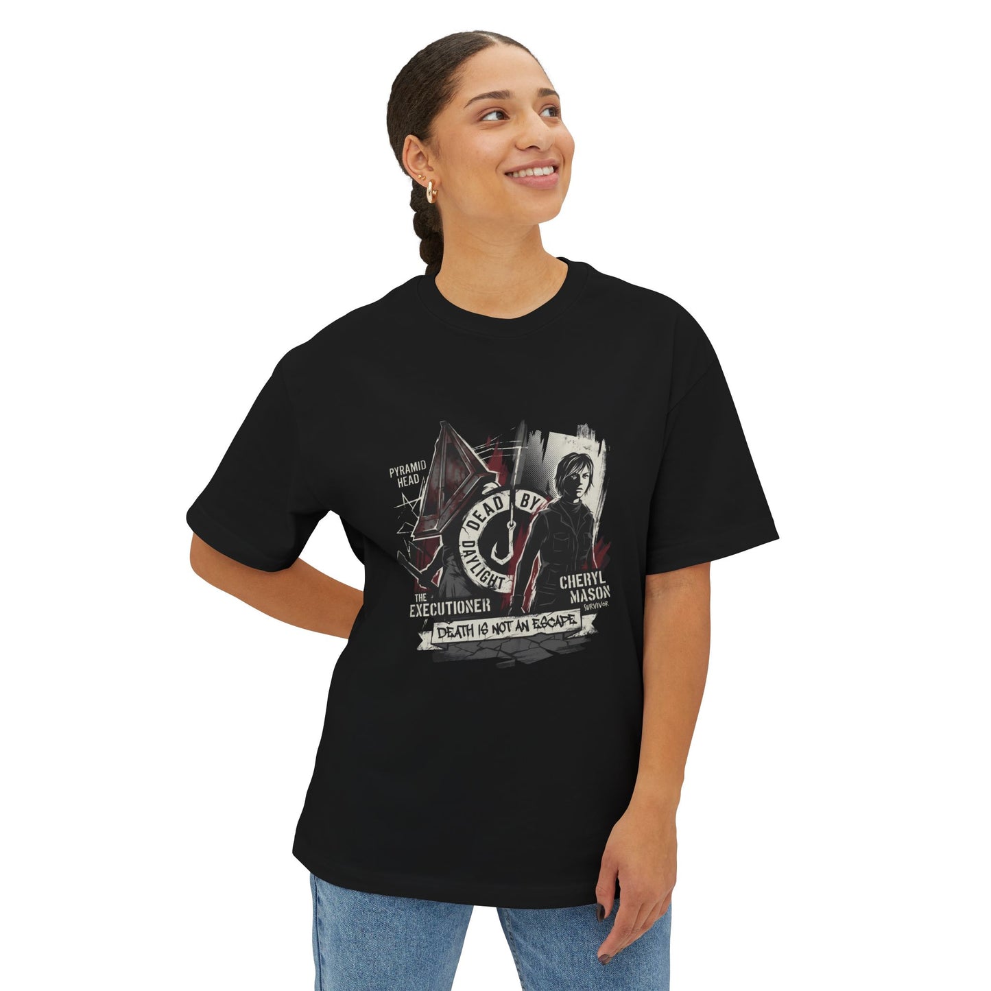Dead by Daylight Pyramid Head Cheryl Silent Hill Skin Premium Oversized Unisex T-Shirt