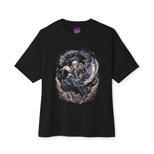 Kensei Muguruma Bleach Piercings Muscular Warrior Premium Oversized Unisex T-Shirt