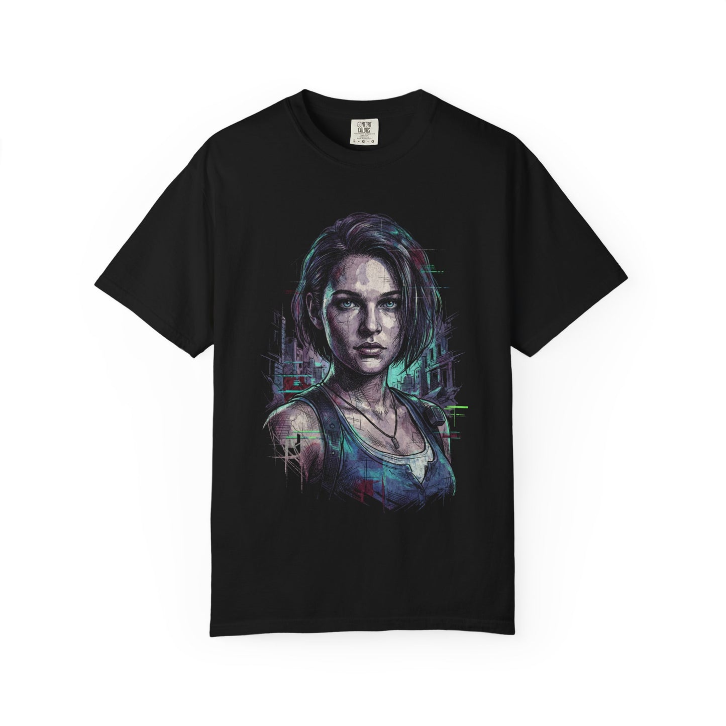 RE Jill Valentine Zombie Dogs Lickers Mansion Horror Icon Premium T-Shirt