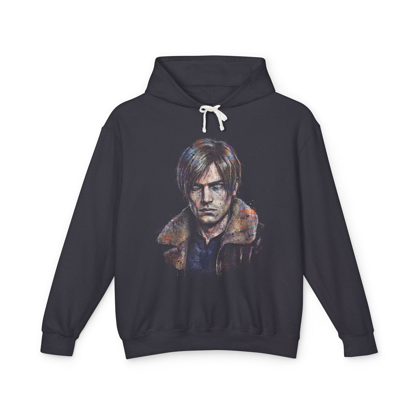Leon Kennedy Resident Evil Requiem Older Hot Uncle Gameplay Art Unisex Premium Hoodie