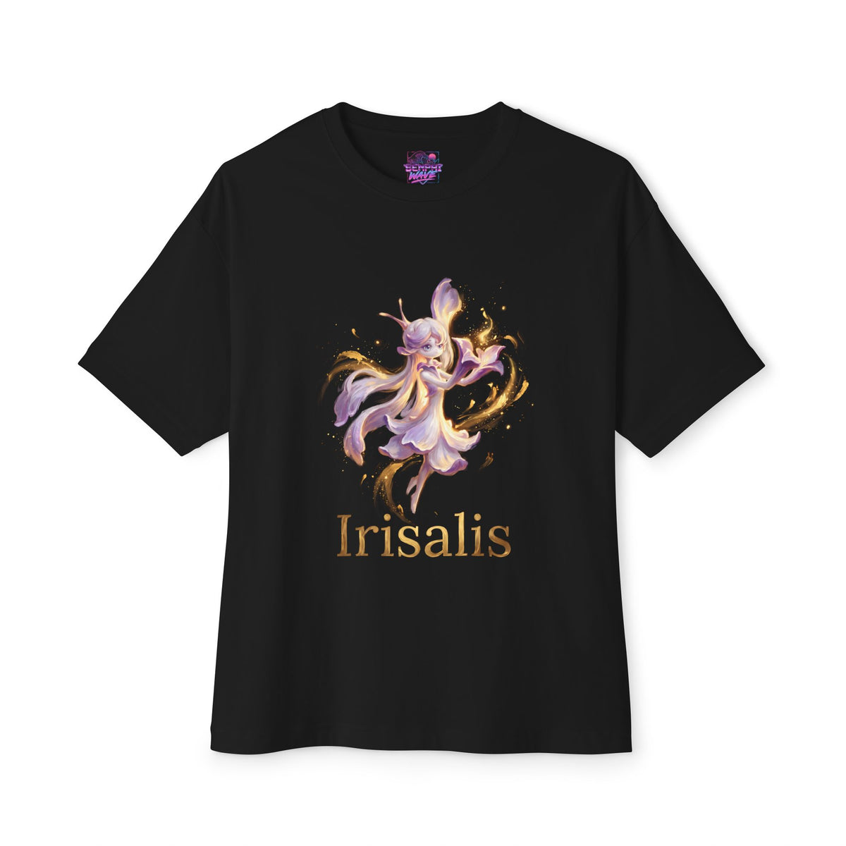 Irisalis Aniimo Gold Oil Painting Creature Art - Oversized Premium Tee