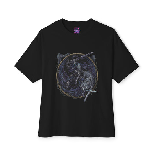 Artorias Dark Souls Boss Fight Illustration Premium Oversized Unisex T-Shirt
