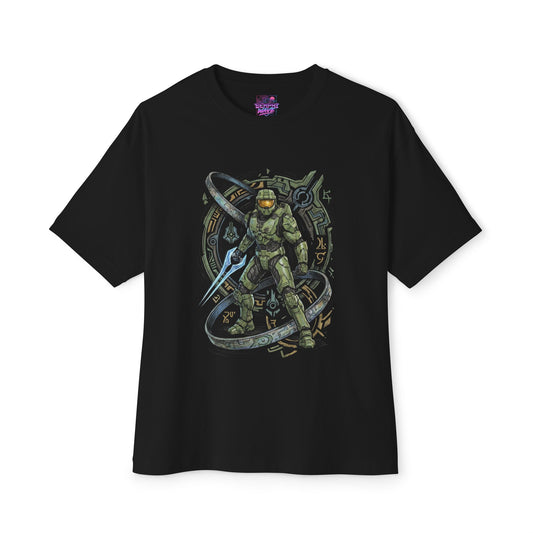 Master Chief Halo: Halo Rings Guardian Premium Oversized Unisex T-Shirt