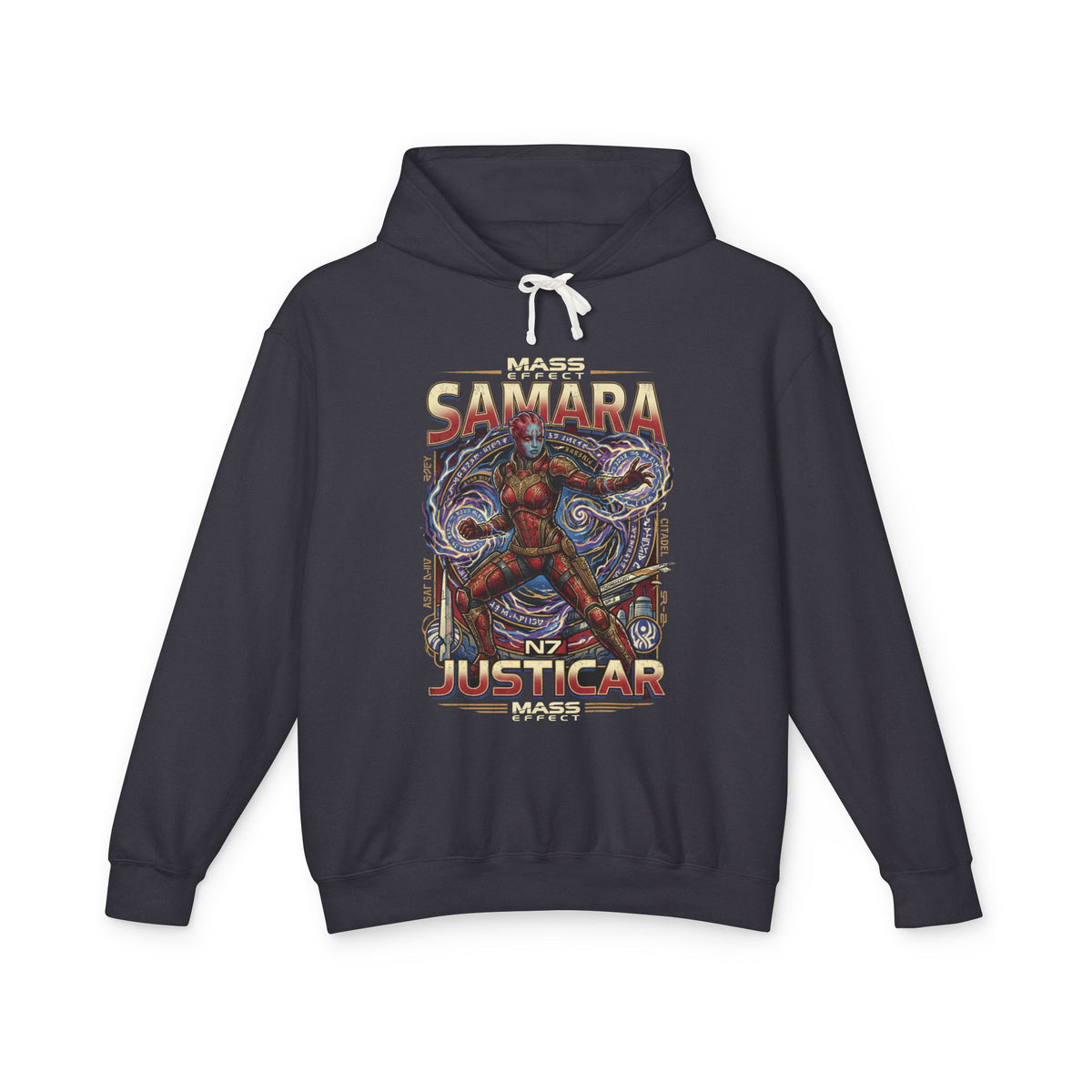 Mass Effect Samara Justicar Biotic Vortex Fan Art Hoodie