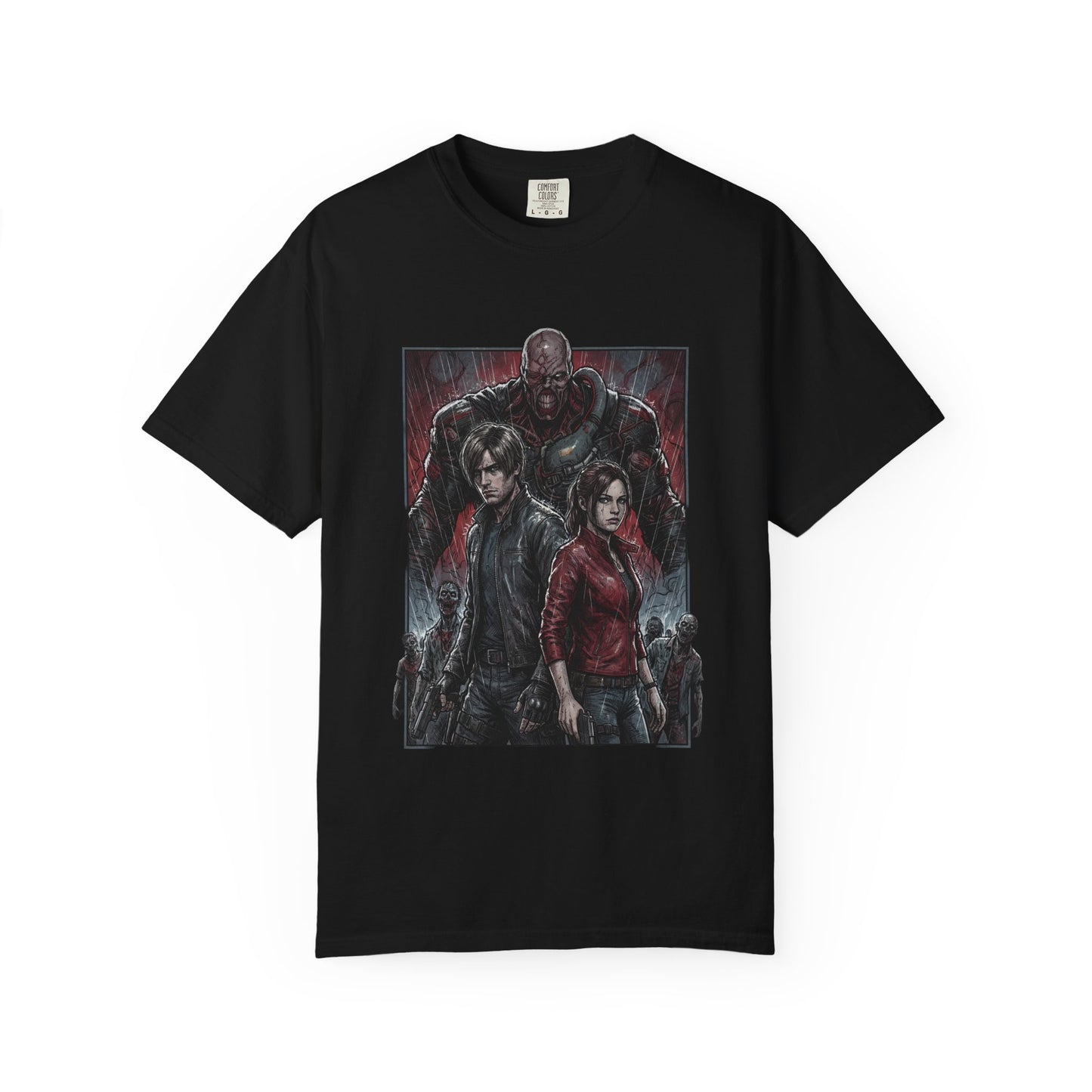 Claire Leon Kennedy Nemesis Resident Evil Requiem DSO Agent Hatchet Icon Premium T-Shirt