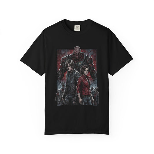 Claire Leon Kennedy Nemesis Resident Evil Requiem DSO Agent Hatchet Icon Premium T-Shirt