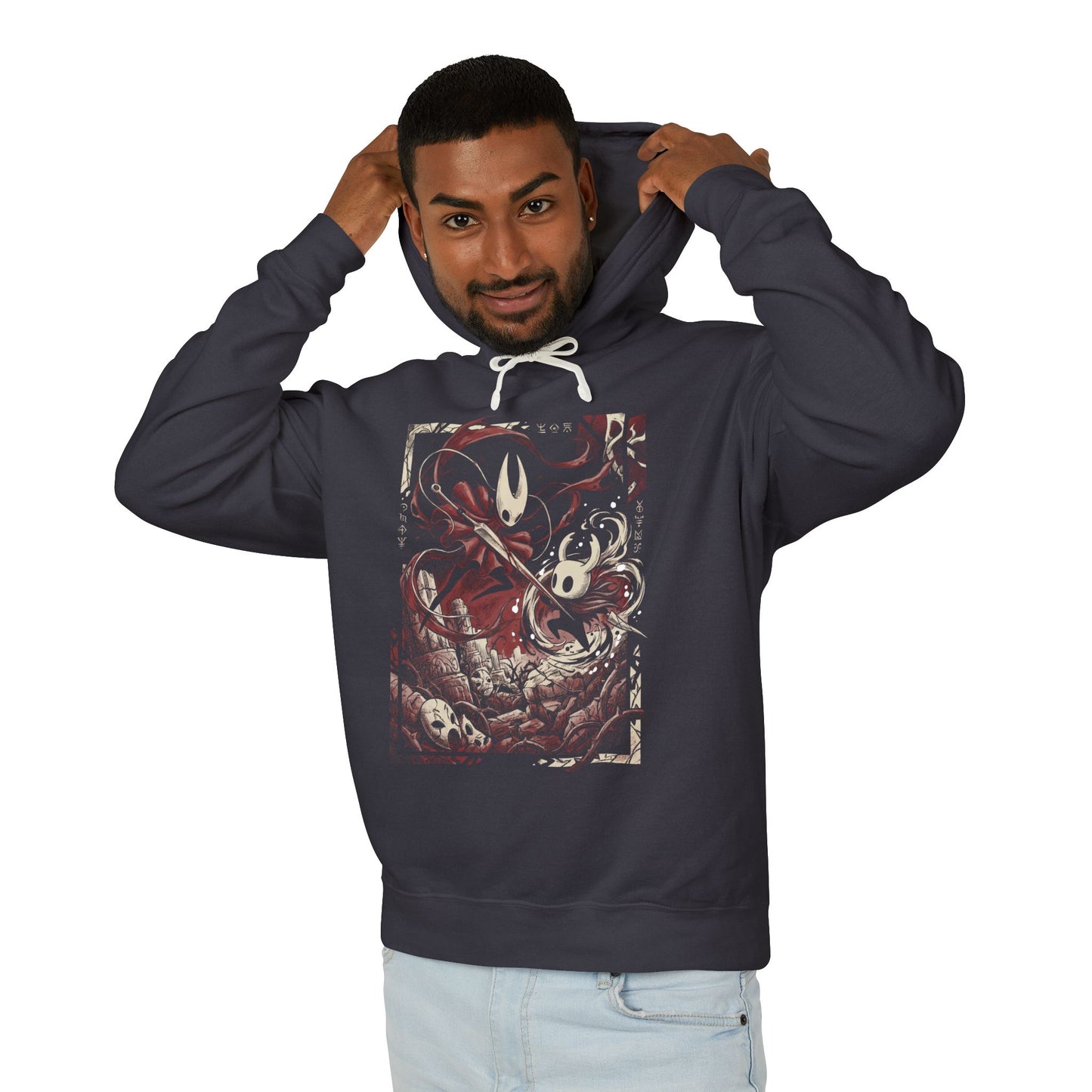 Hollow Knight Silksong Hornet Silk Powers Design Unisex Premium Hoodie