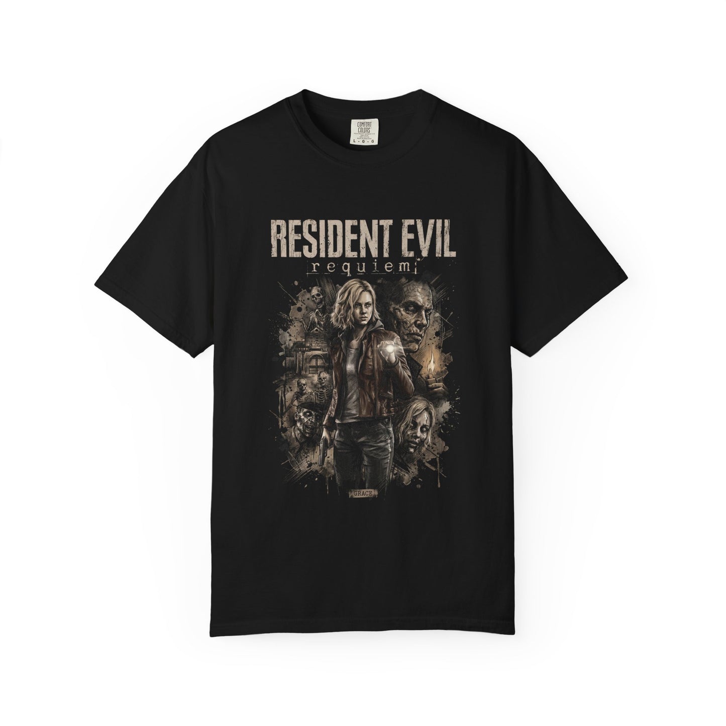 Resident Evil Requiem Grace Ashcroft Alyssa Daughter Tribute Design Premium T-Shirt