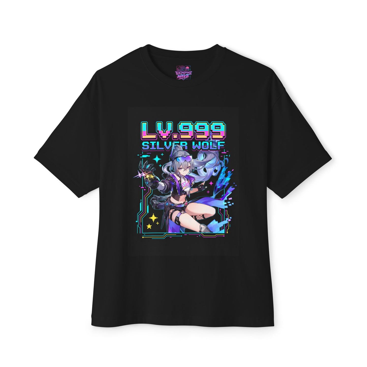 Silver Wolf Lv.999: Quantum Entanglement Icon Premium Oversized Unisex T-Shirt