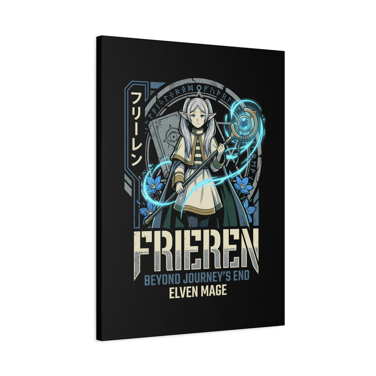 Frieren Beyond Journey's End Elven Mage Staff Canvas Print