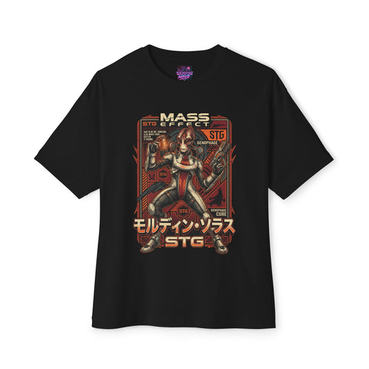 Mass Effect Mordin Solus STG Genophage Poster Fan Art Oversized T-Shirt