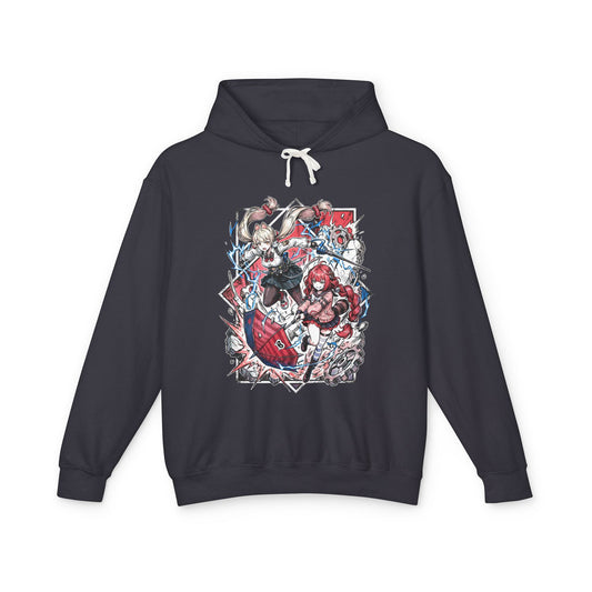 Zenless Zone Zero Alice and Yuzuha Gears Panel Fan Art Hoodie