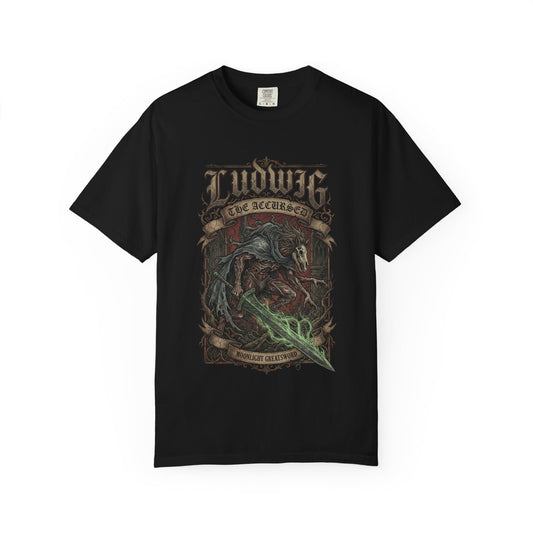 Ludwig Bloodborne Holy Moonlight Sword Phase Two Portrait Premium T-Shirt
