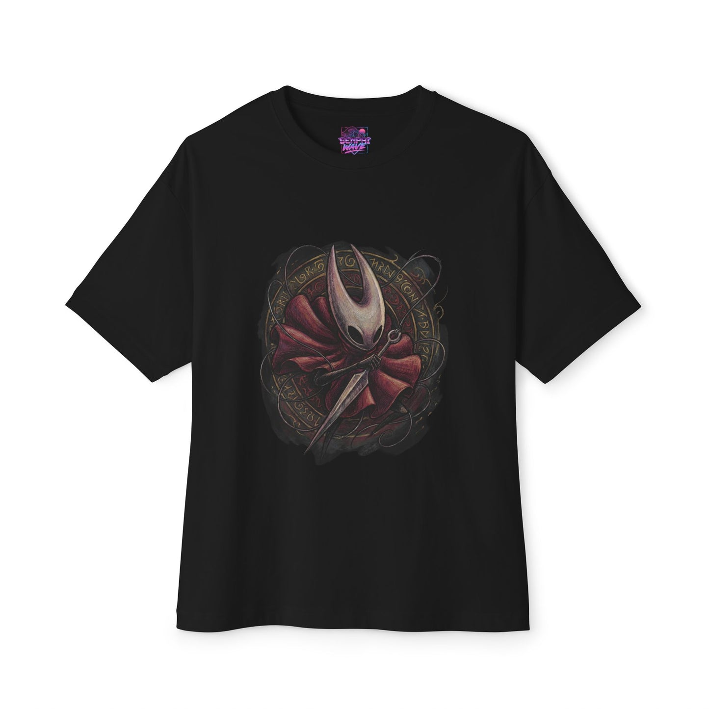 Silksong Hornet Shirt | Red Cloak Needle Thread Metroidvania Gamer Merch Premium Oversized Unisex T-Shirt