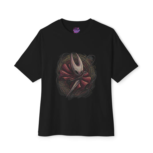 Silksong Hornet Shirt | Red Cloak Needle Thread Metroidvania Gamer Merch Premium Oversized Unisex T-Shirt