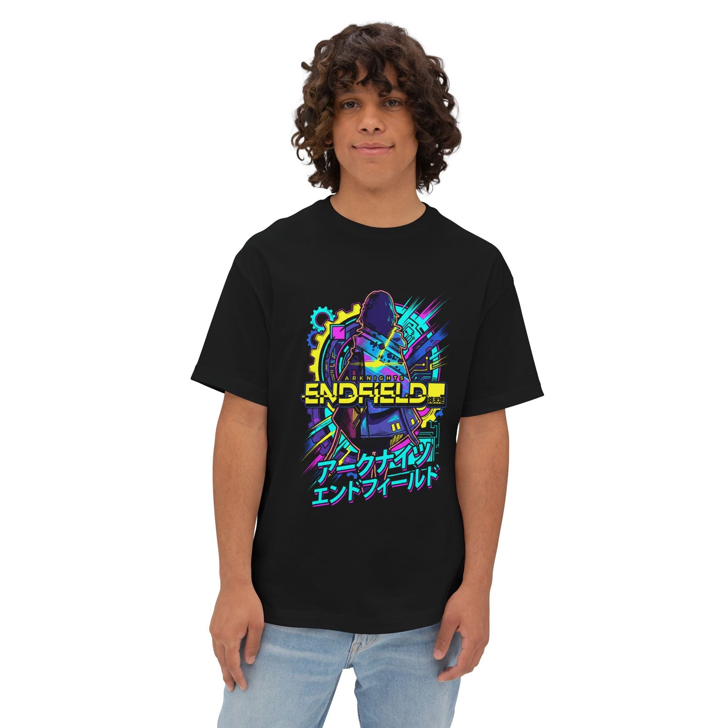 Arknights Endfield The Factory Must Grow Meme Factory Expansion Automation Endless Build Premium Oversized Unisex T-Shirt