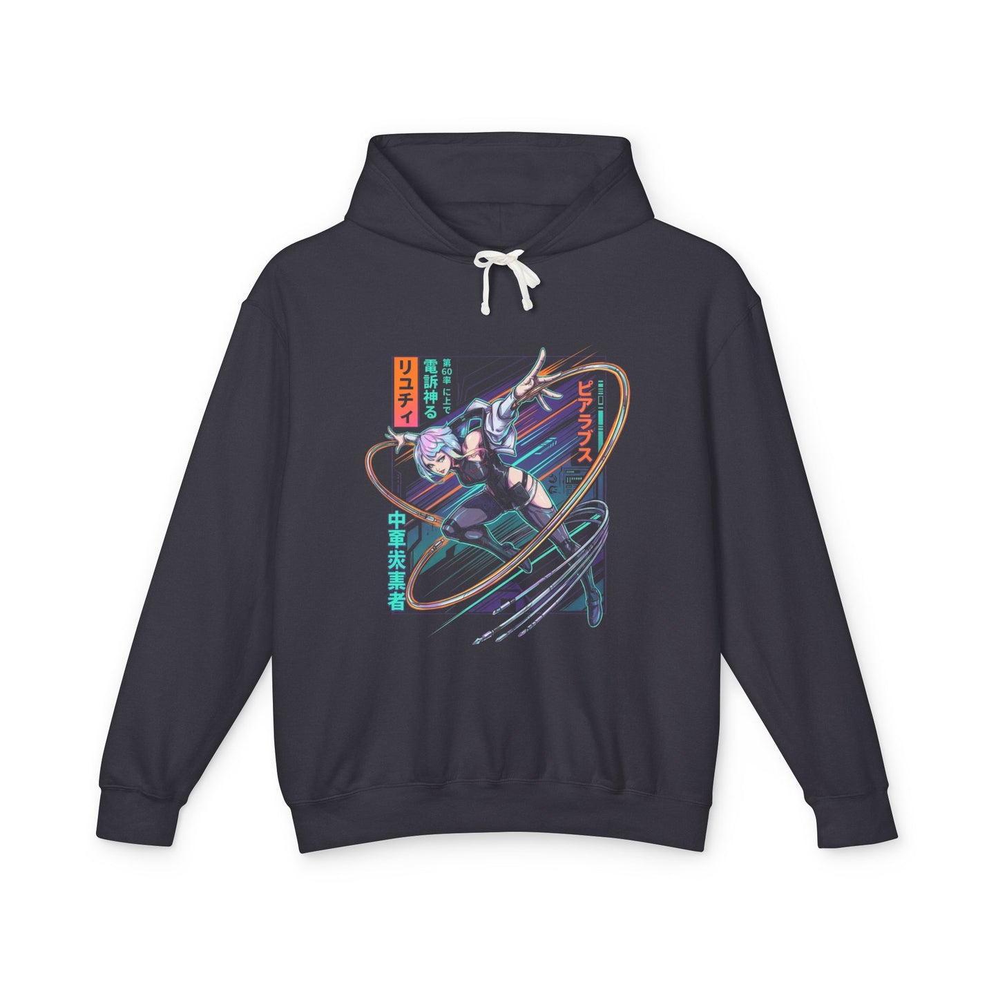 Lucy Guilty Gear: Night City Netrunner Guest Character Unisex Premium Hoodie