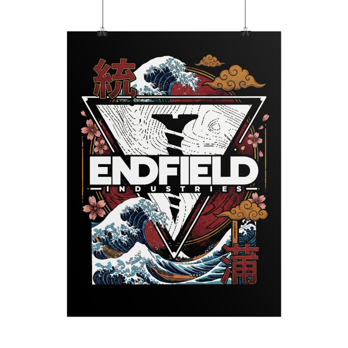 Arknights Endfield Industries Great Wave Crest Poster