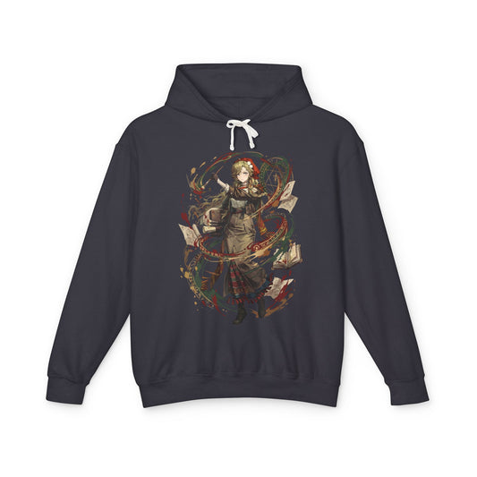 Reverse 1999 Vila Red Hood Paint Ribbons Fan Art Hoodie