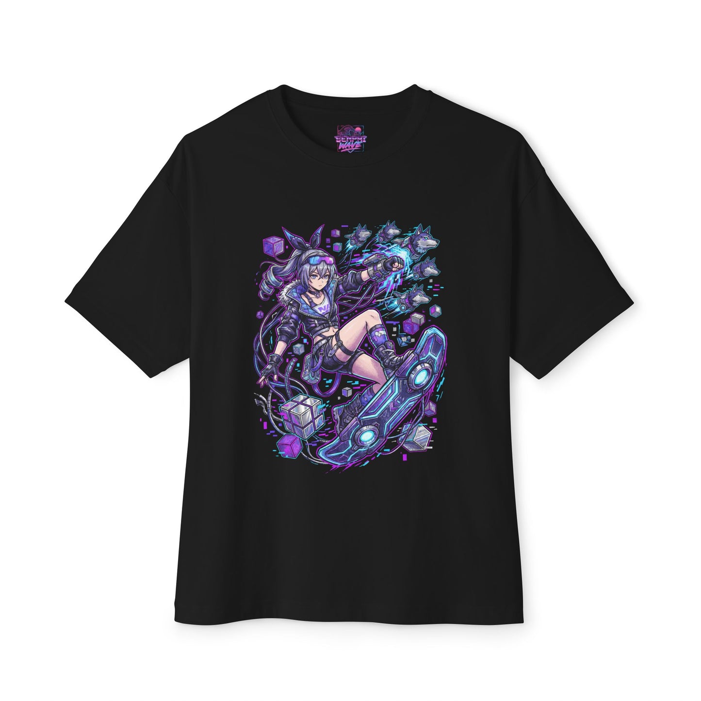 Silver Wolf Honkai Star Rail: Stellaron Hunter Hacker Premium Oversized Unisex T-Shirt