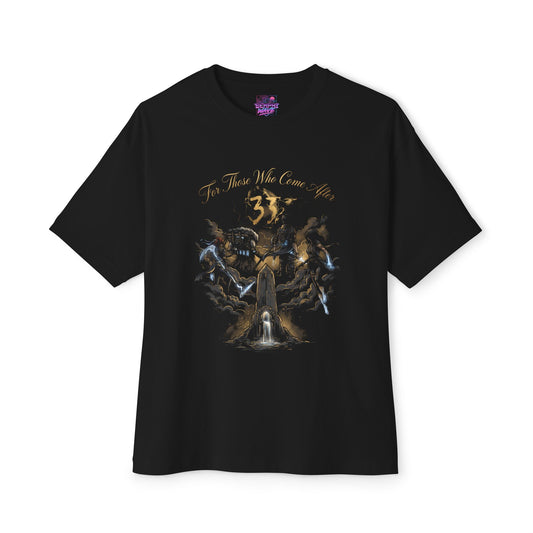 Expedition 33: Red Gommage Street Fashion Legend Facing the Paintress Premium Oversized Unisex T-Shirt