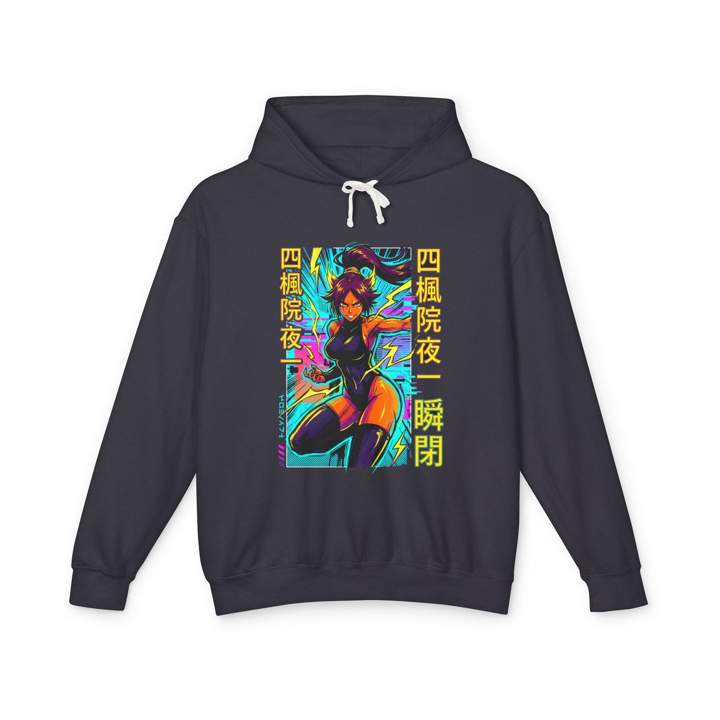 Yoruichi Shihouin Bleach Soul Reaper Captain Defector Icon Portrait Unisex Premium Hoodie