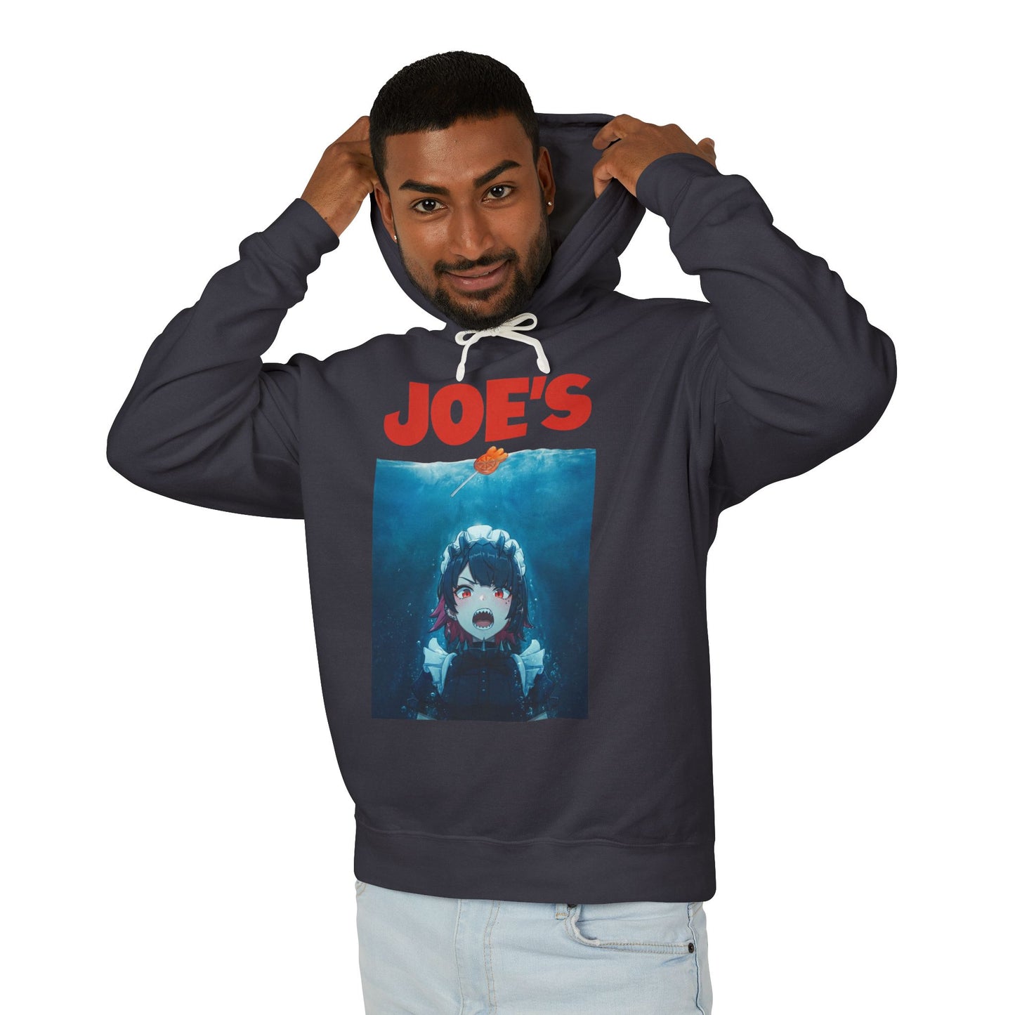 ZZZ Ellen Joe Jaws Crossover – Ice Scissor Shark Tail Dramatic Portrait Unisex Premium Hoodie