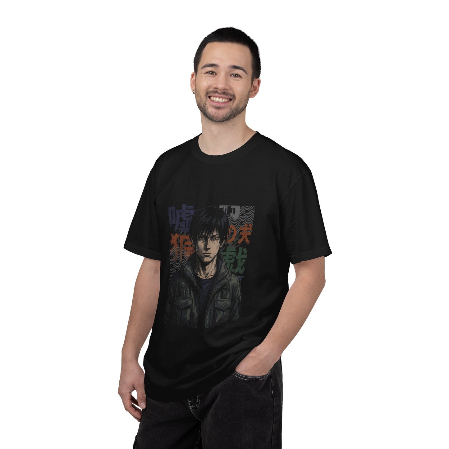 Jujutsu Kaisen Toji Fushiguro Muscular Physique Design Premium T-Shirt