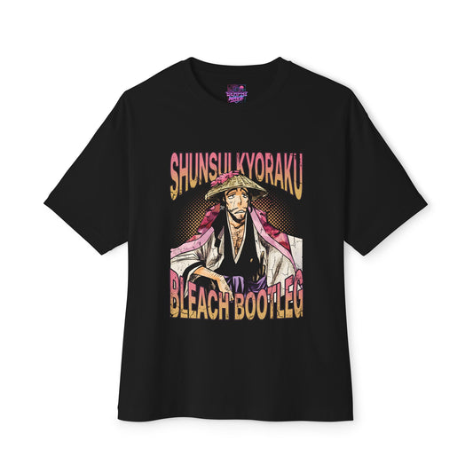Shunsui Kyoraku Bleach 90s Vintage Streetwear Graphic Tee - Oversized Premium Tee