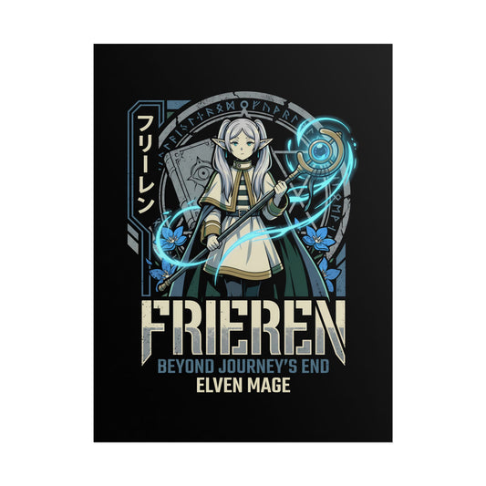Frieren Beyond Journey's End Elven Mage Staff Poster