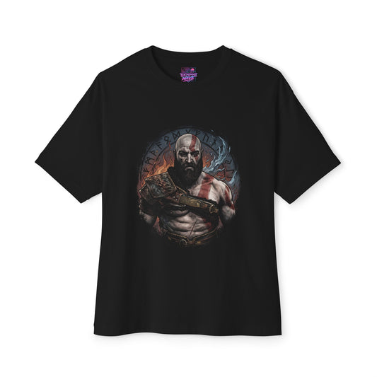 Kratos Leviathan Axe Warrior Premium Oversized Unisex T-Shirt