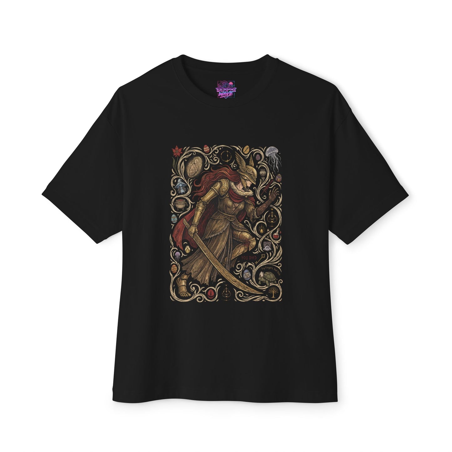 Twin of Miquella Malenia Demigod Shardbearer Premium Oversized Unisex T-Shirt