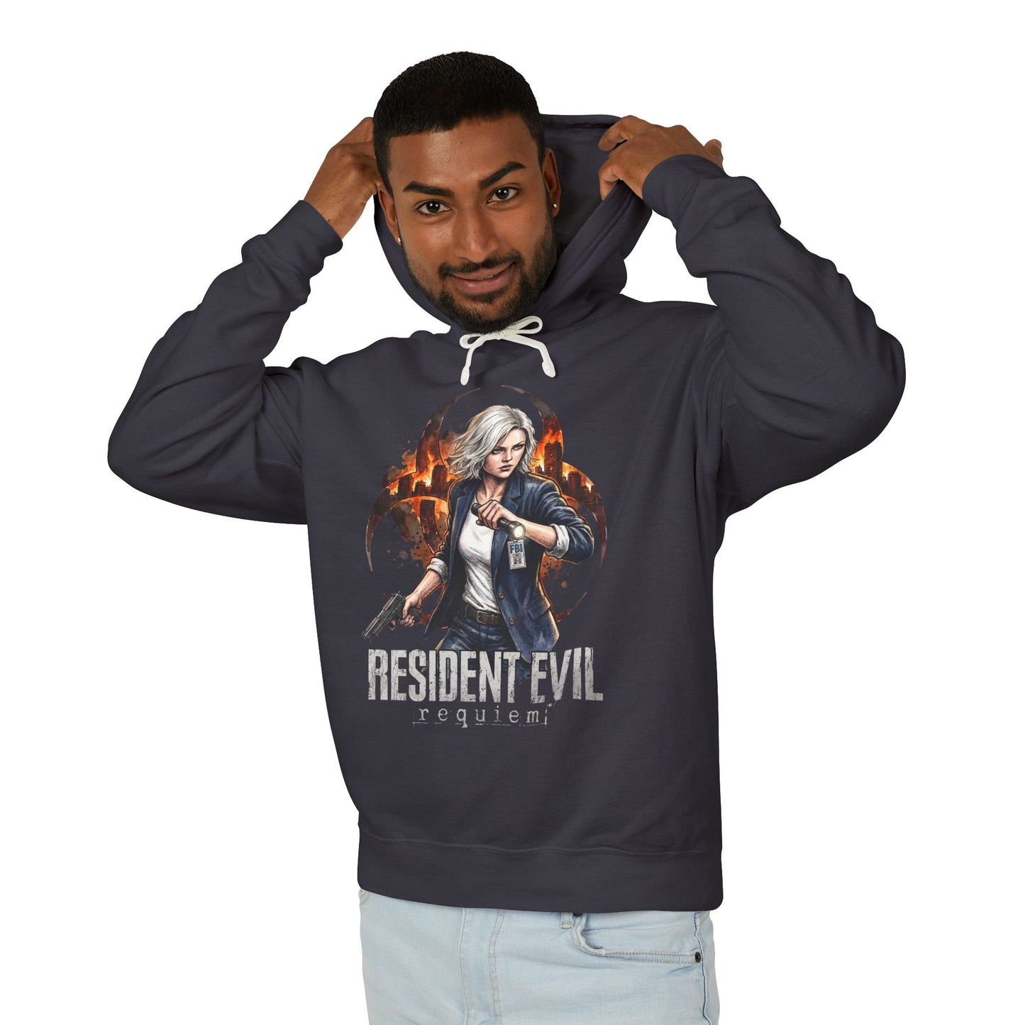 Grace Ashcroft RE9 FBI Intelligence Tense Stealth Survival Icon Unisex Premium Hoodie