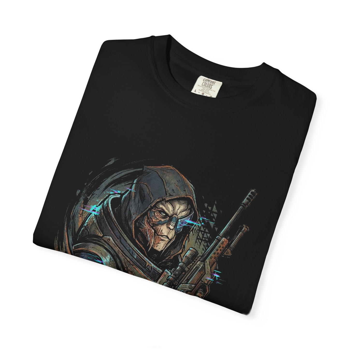 Mass Effect Garrus Vakarian Turian Sniper Calibrations Iconic Design Premium T-Shirt