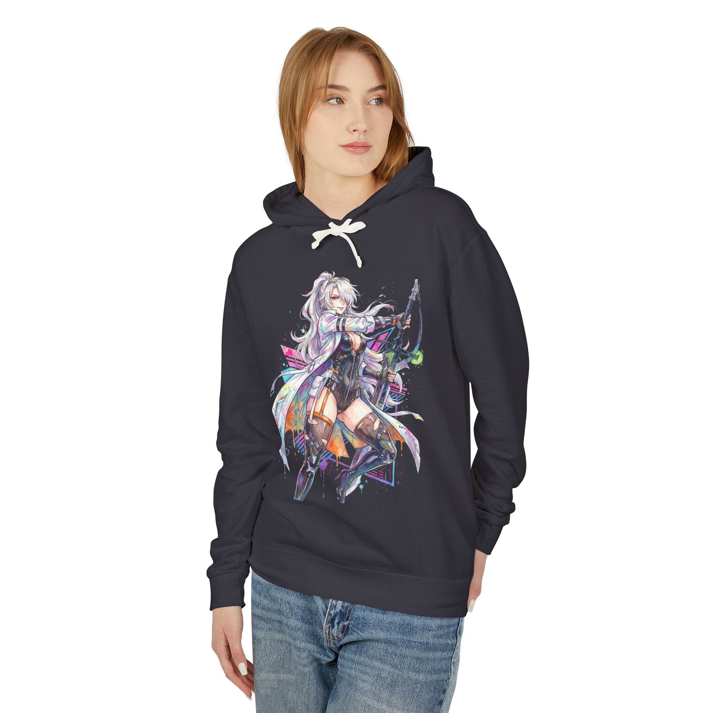 Nine Massive Sword Mercenary Chaos Zero Nightmare Waifu Design Unisex Premium Hoodie