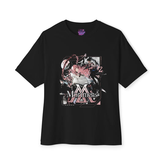 Morimens Sinner Anime Gaming Graphic Oversized Tee | Pink Sinner Full Body