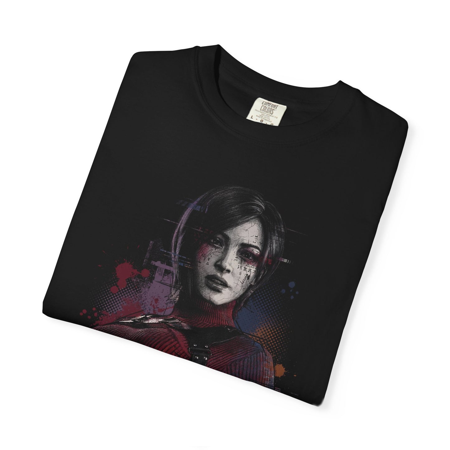Ada Wong Resident Evil Red Dress Grappling Hook Spy Design Premium T-Shirt
