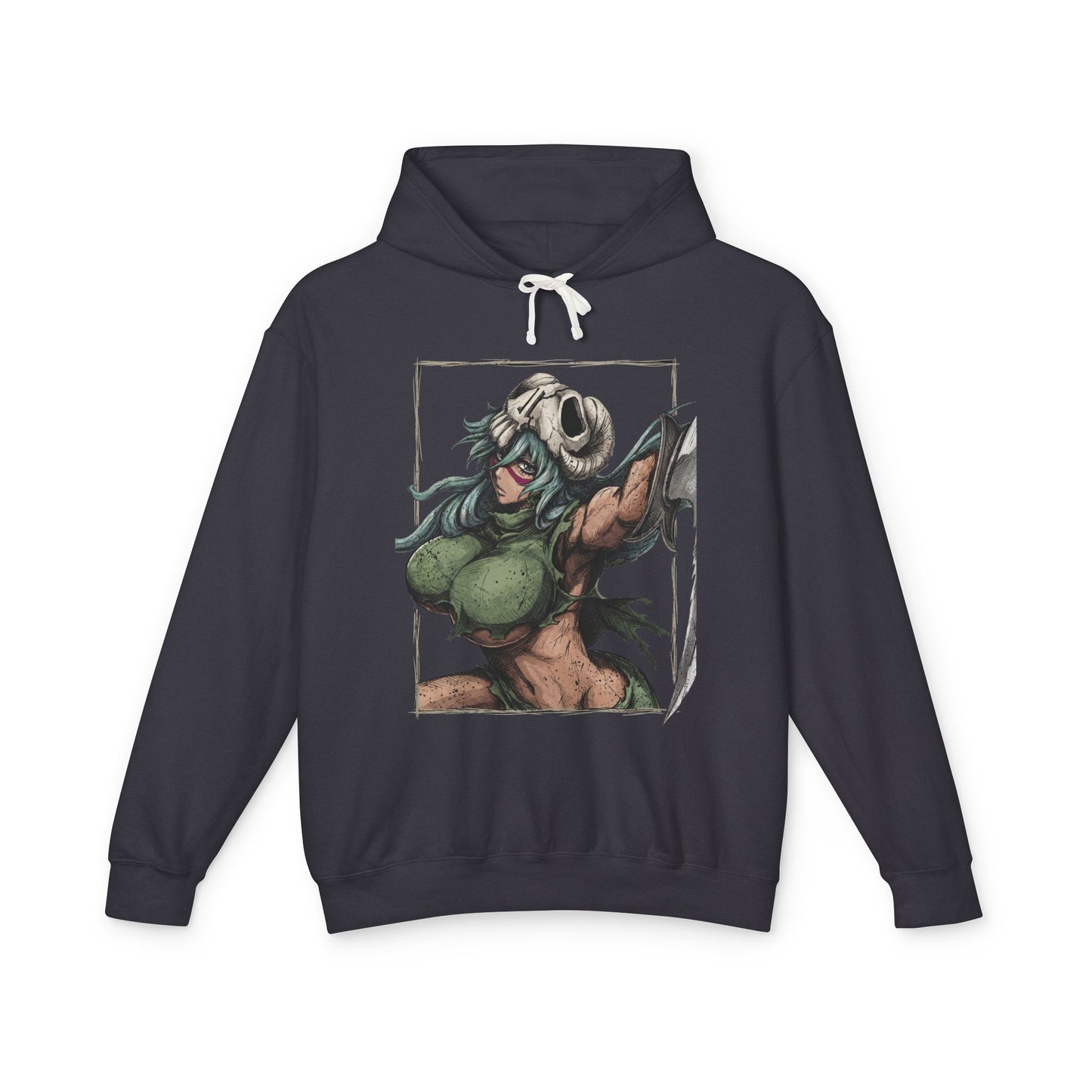 Green Hair Arrancar Warrior Nelliel Tu Gamuza Unisex Premium Hoodie