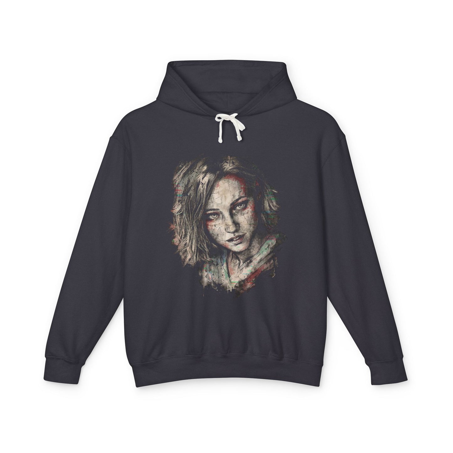 Resident Evil Requiem Grace Ashcroft Leon Partner Tension Art Unisex Premium Hoodie