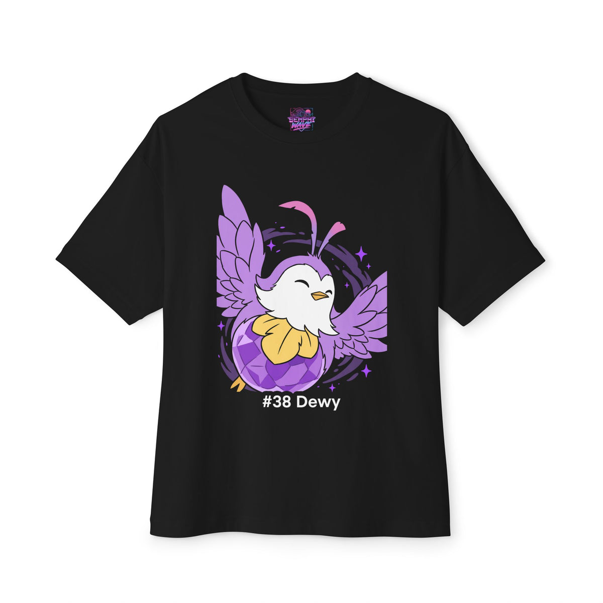 Dewy Aniimo Minimalist Creature Art - Oversized Premium Tee